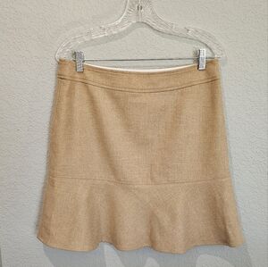Vintage Gap wool  Tan Skirt size 10